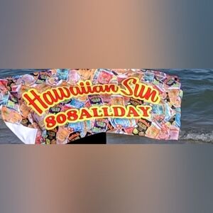 808 All Day Hawaiian Sun Beach towel